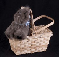 Rubie's Wizard of Oz Dorothy's Dog Toto Plush in a Basket Costume Accessory